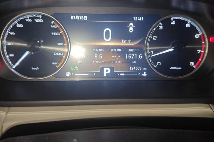 Used Chery Arrizo GX 2019 Pro 1.5T CVT Model Color Version China VI Standard Odometer Close Up