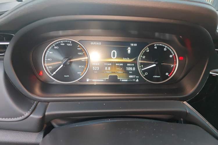 Used Chery Arrizo GX 2019 Pro 1.5T Manual Edition China VI Emission Standard Odometer Close Up