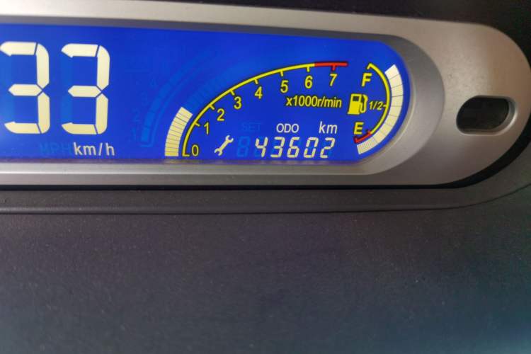 Used Chery Cowin 1 2012 1.0L Manual Comfort Edition Odometer Close Up