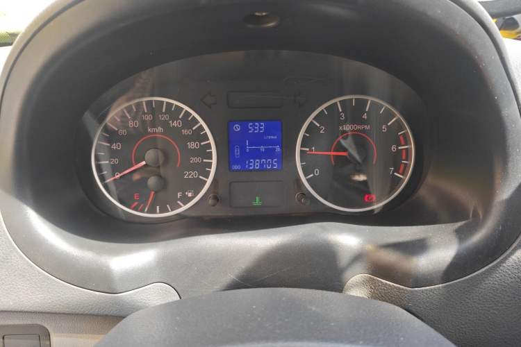 Used Chery Cowin 2 2010 1.5L Manual Standard Edition Odometer Close Up