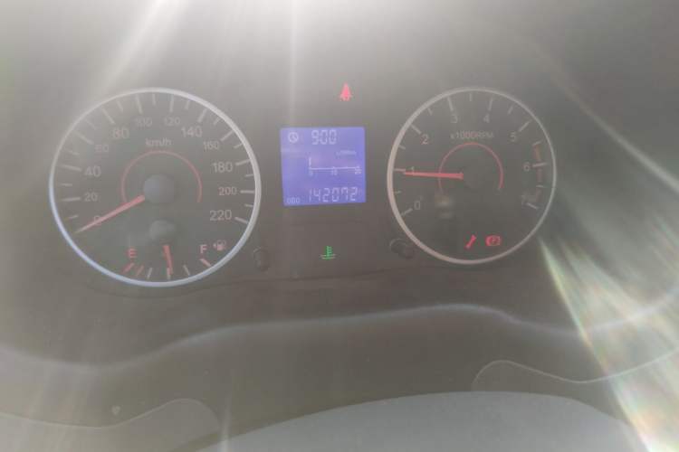 Used Chery Cowin 2 2012 1.5L Manual Standard Edition Odometer Close Up
