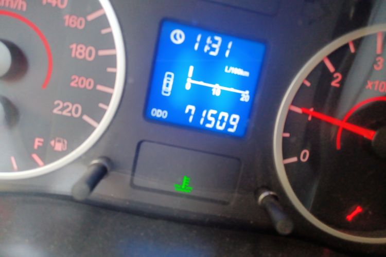 Used Chery Cowin 2 2012 1.5L Manual Comfort Edition Odometer Close Up