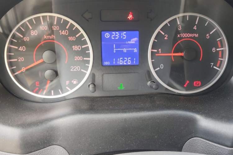 Used Chery Cowin 2 2012 1.5L Manual Standard Edition Odometer Close Up