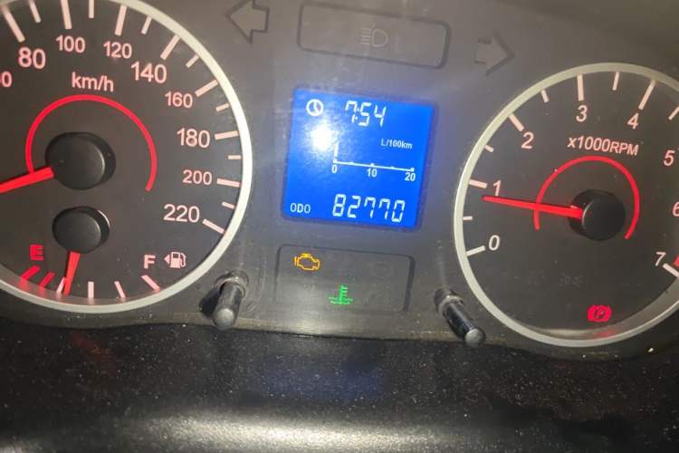 Used Chery Cowin 2 2012 1.5L Manual Standard Edition Odometer Close Up