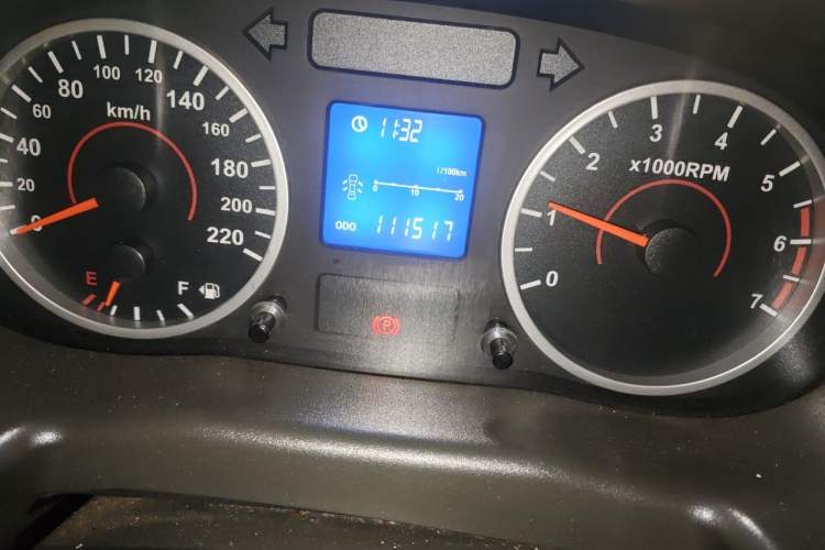 Used Chery Cowin 3 2010 1.5L Manual Comfort Edition Odometer Close Up