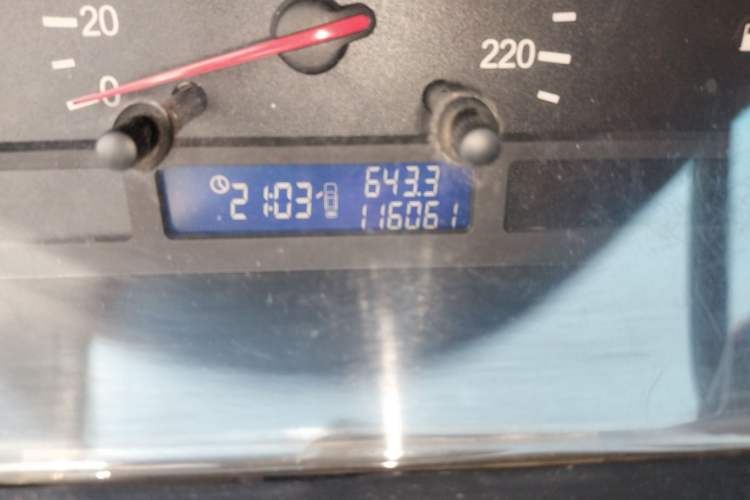 Used Chery Cowin 3 2010 1.5L Manual Comfort Edition Odometer Close Up