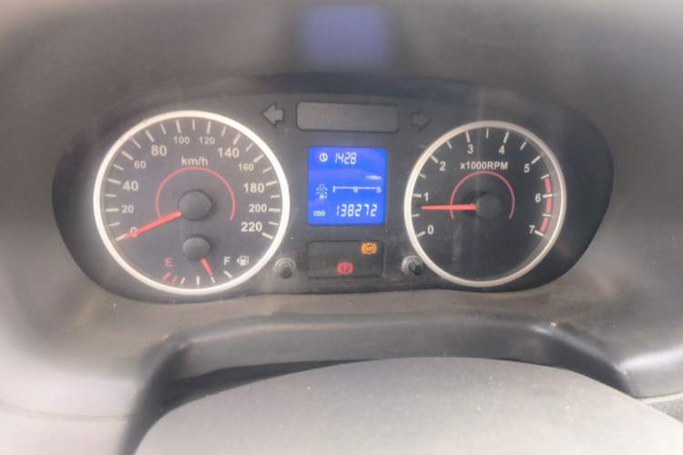 Used Chery Cowin 3 2010 1.5L Manual Elite Edition Odometer Close Up