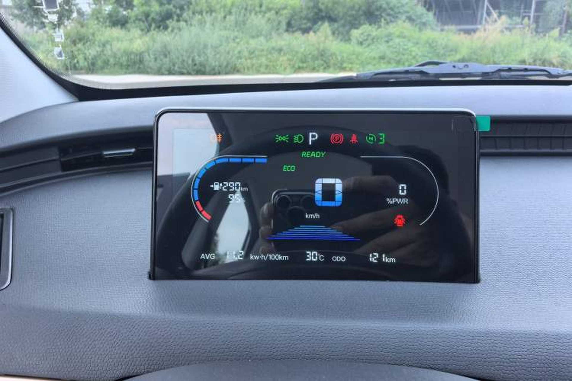 Used Chery Domi 2025 Model 305km Comfort Edition Odometer Close Up