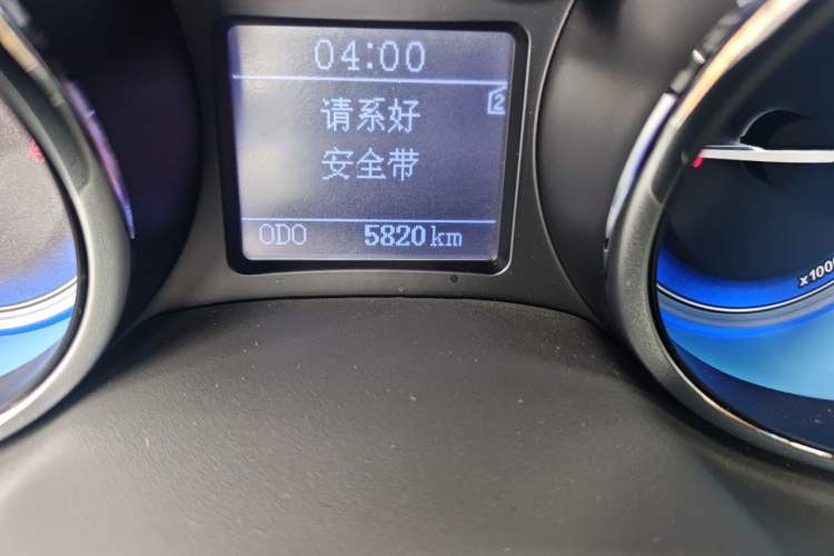 Used Chery E3 2013 1.5L Manual ZhiShang Model Odometer Close Up