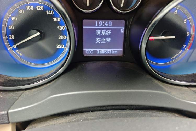 Used Chery E3 2013 1.5L Manual Qushang Model Odometer Close Up