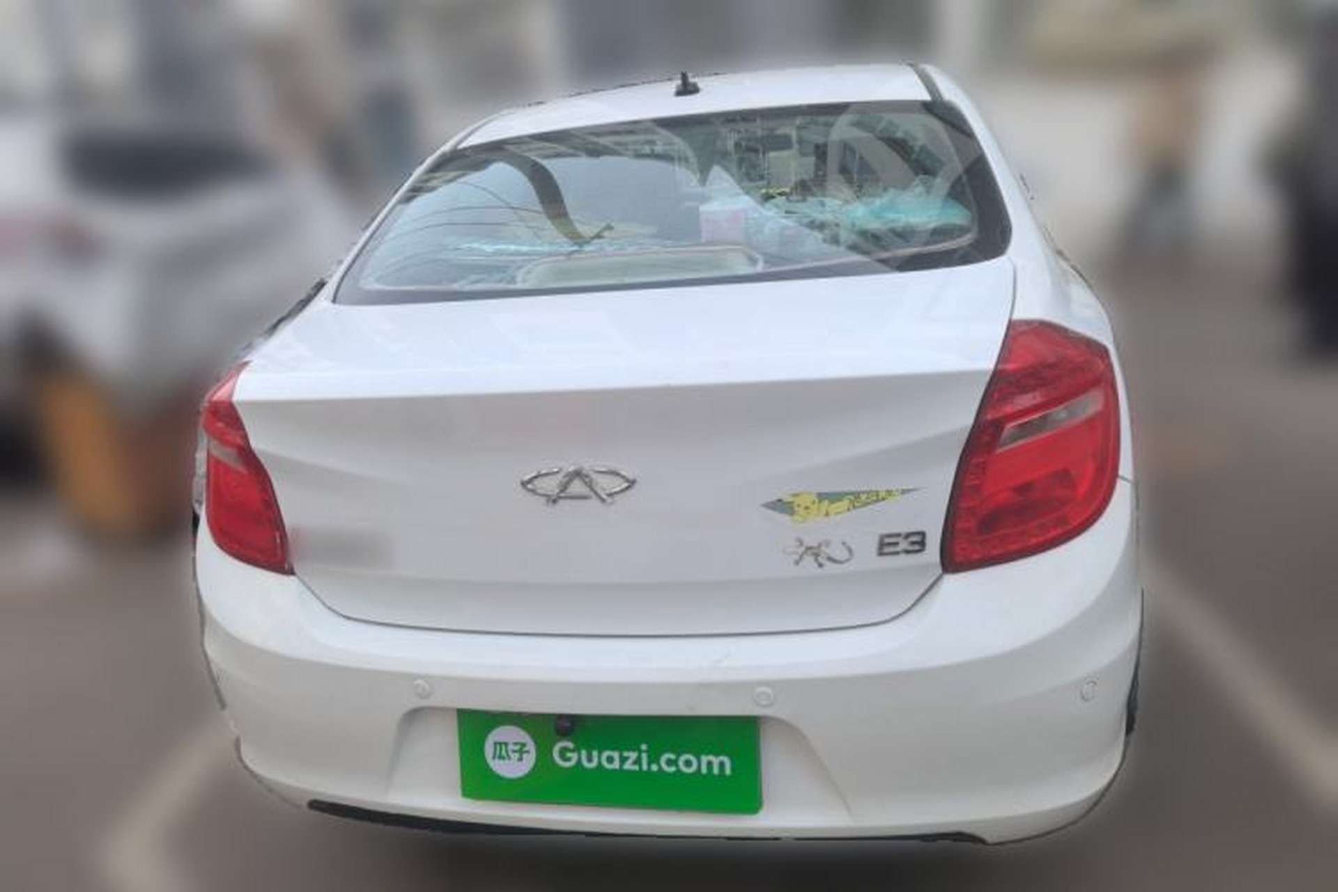 Used Chery E3 2013 1.5L Manual ZhiShang Model Rear