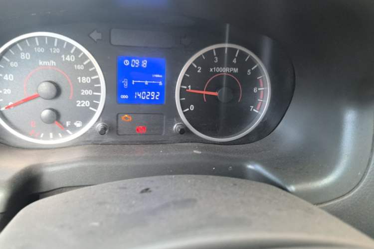 Used Chery E5 2011 1.5L Manual Enjoyment Model Odometer Close Up