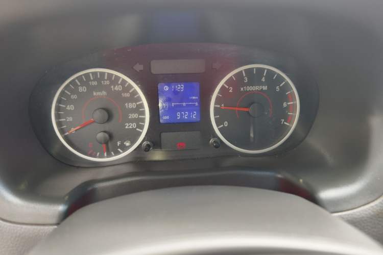 Used Chery E5 2011 1.5L Manual Enjoyment Model Odometer Close Up