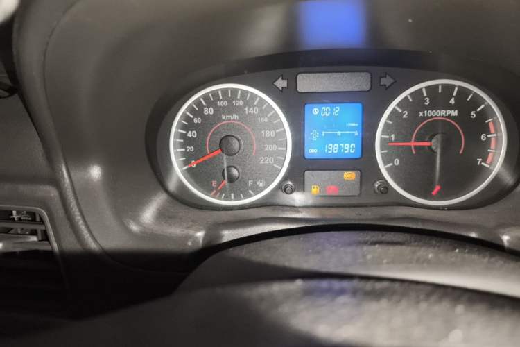 Used Chery E5 2011 1.5L Manual Enjoyment Model Odometer Close Up