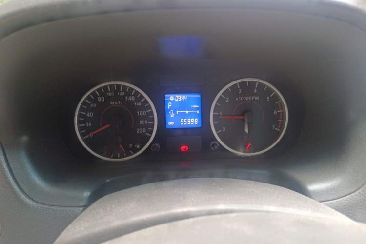 Used Chery E5 2011 1.8L CVT Enjoyment Model Odometer Close Up