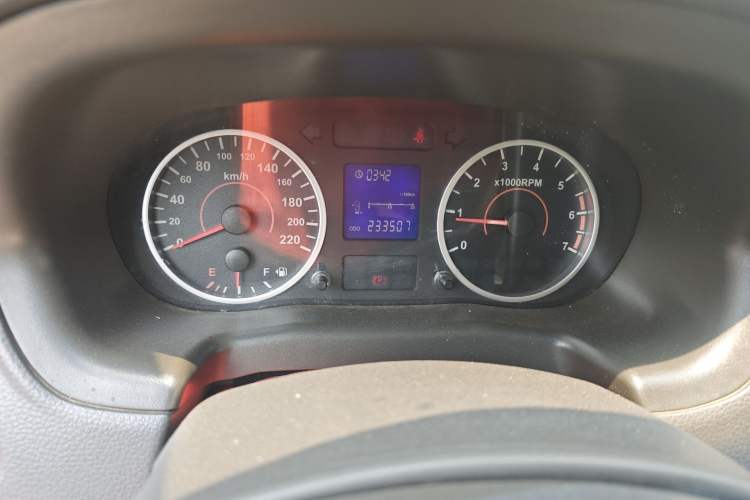 Used Chery E5 2011 1.5L Manual Enjoyment Model Odometer Close Up