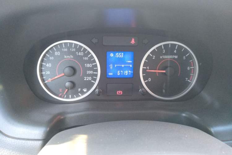 Used Chery E5 2012 1.5L Manual Digital Olympic Edition Odometer Close Up