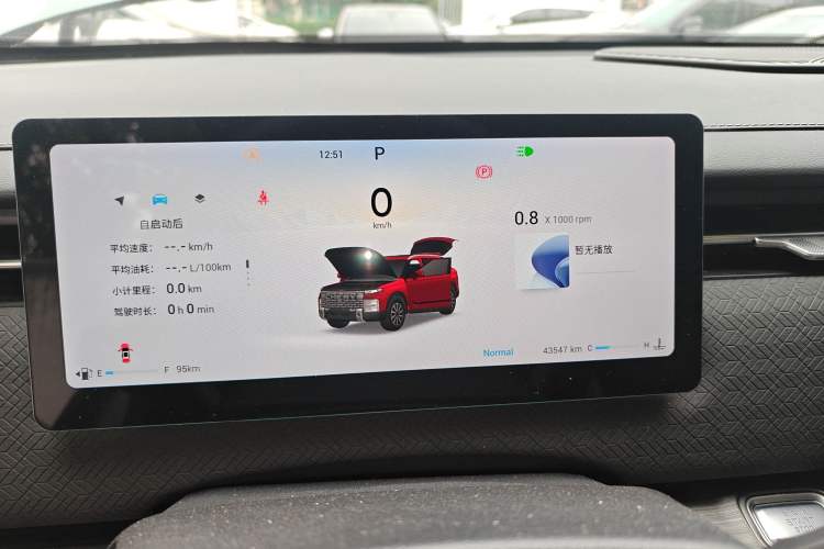Used Chery Explore 06 2023 Yoye Edition 1.6T Two-Wheel Drive Explorer Instrument Cluster