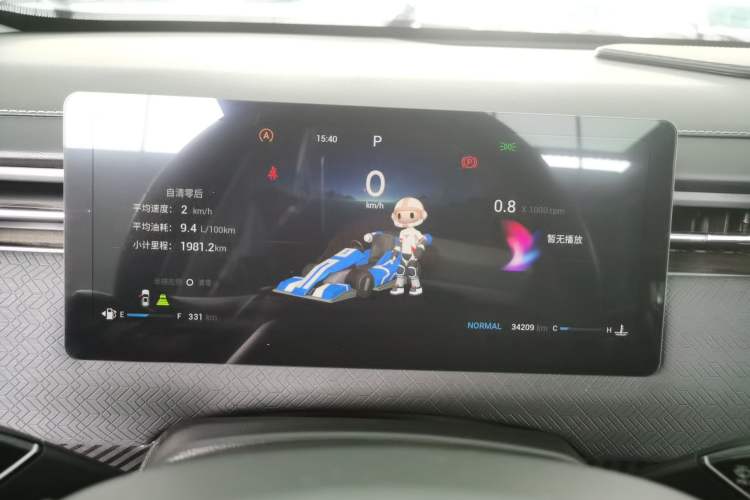 Used Chery Explore 06 2023 Urban Edition 1.6T Two-Wheel Drive Luxury Instrument Cluster