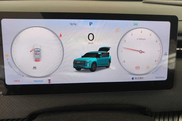 Used Chery Explore 06 2023 Urban Edition 1.6T Two-Wheel Drive Luxury Instrument Cluster