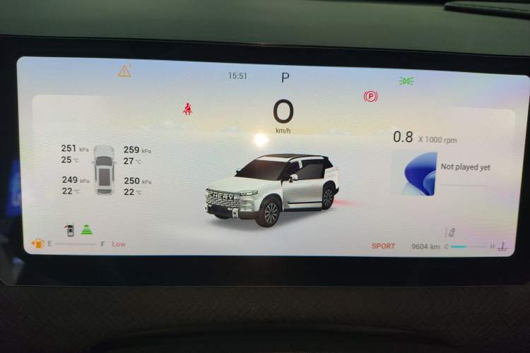 Used Chery Explore 06 2023 Urban Edition 1.6T Two-Wheel Drive Luxury Instrument Cluster