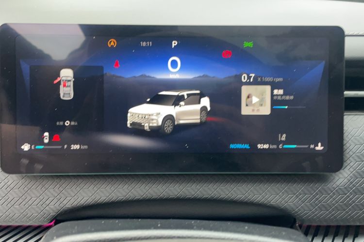 Used Chery Explore 06 2023 Urban Edition 1.6T Two-Wheel Drive Luxury Instrument Cluster