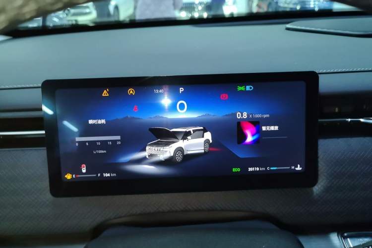 Used Chery Explore 06 2023 Yoye Edition 1.6T Four-Wheel Drive Explore Boundary Instrument Cluster
