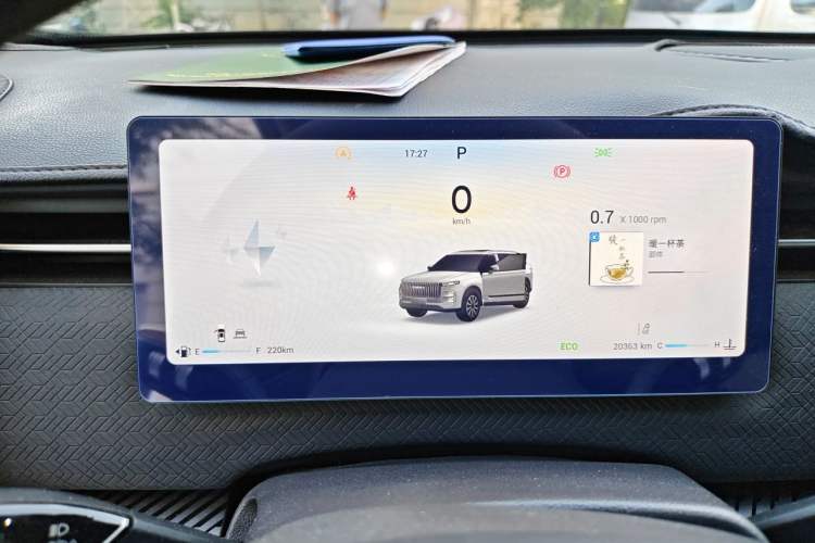 Used Chery Explore 06 2023 Urban Edition 1.6T Two-Wheel Drive Luxury Instrument Cluster
