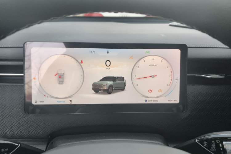 Used Chery Explore 06 2023 Yoye Edition 1.6T Four-Wheel Drive Explore Boundary Odometer Close Up