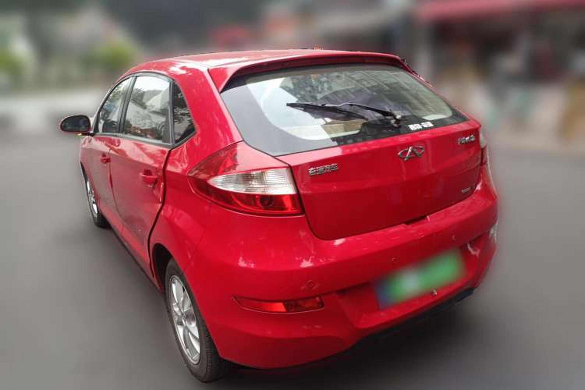 Used Chery Fengyun 2 2010 Hatchback 1.5L Ambition Model Rear Left 45 Deg