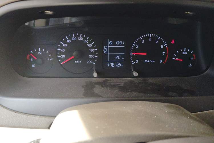 Used Chery Fengyun 2 2010 Hatchback 1.5L Ambition Model Odometer Close Up