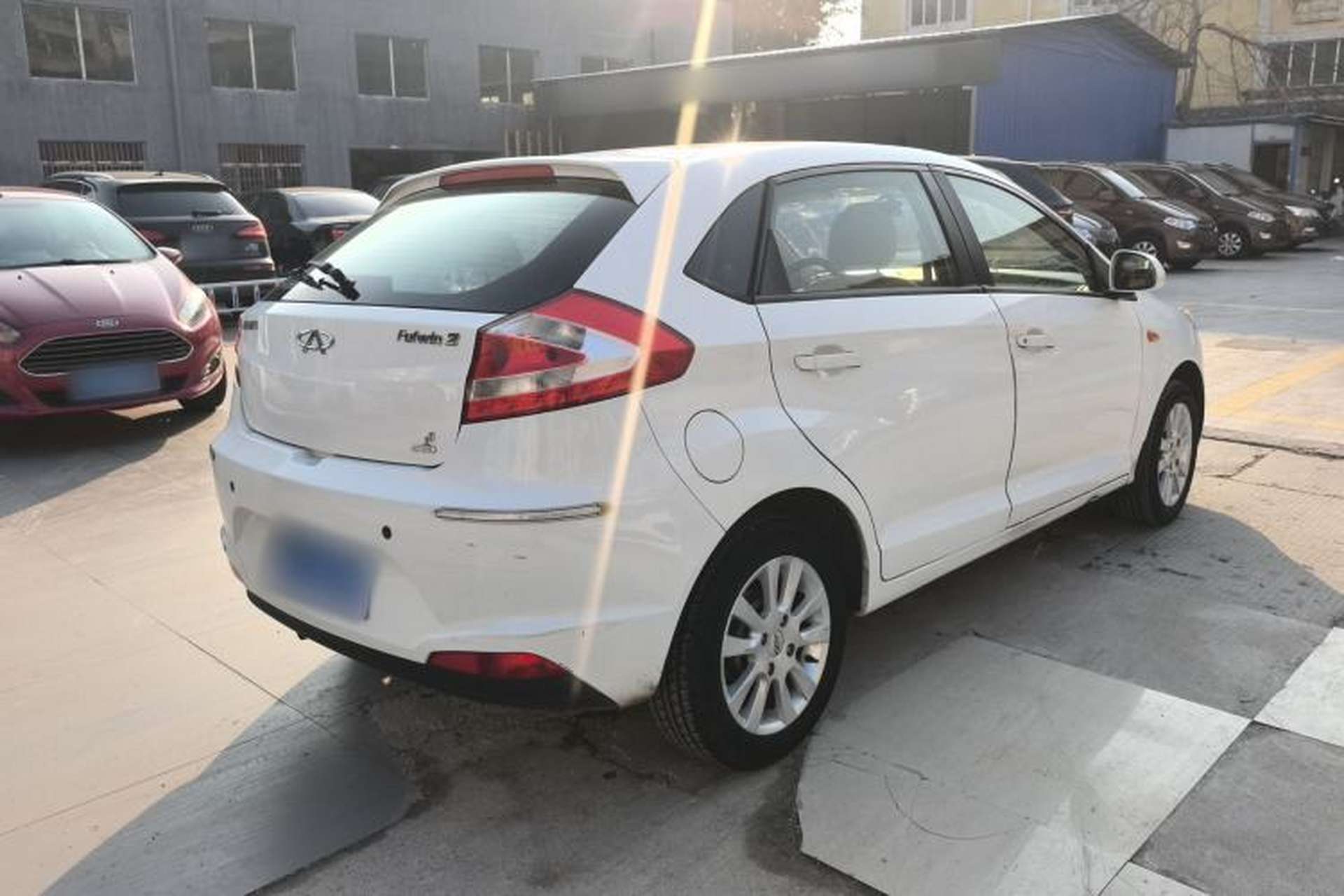 Used Chery Fengyun 2 2013 Hatchback 1.5L Manual Ruiyi Edition Rear Right 45 Deg