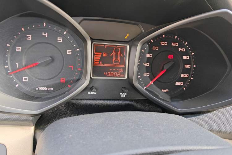 Used Chery Fengyun 2 2015 1.5L Manual New Edition Odometer Close Up
