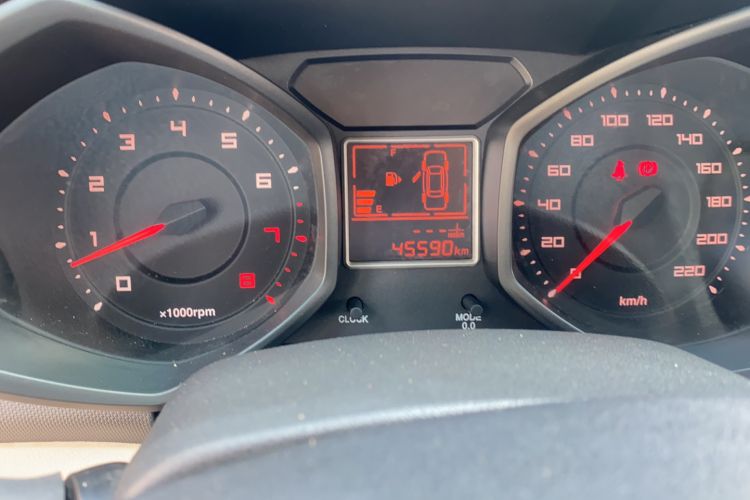 Used Chery Fengyun 2 2015 1.5L Manual New Edition Odometer Close Up