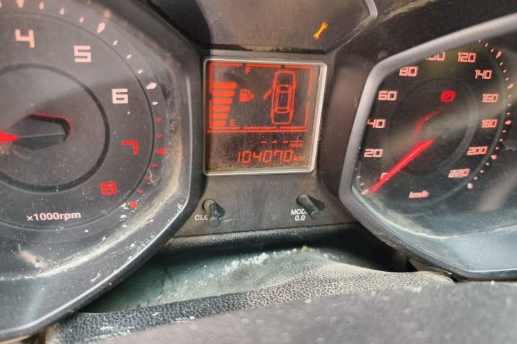 Used Chery Fengyun 2 2015 1.5L Manual New Edition Odometer Close Up