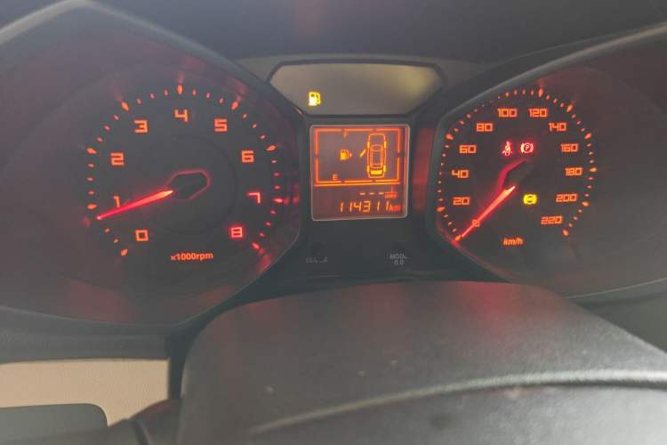Used Chery Fengyun 2 2015 1.5L Manual New Edition Odometer Close Up