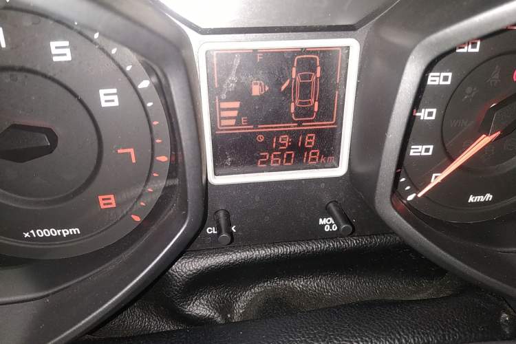 Used Chery Fengyun 2 2016 1.5L Manual Value Edition Odometer Close Up