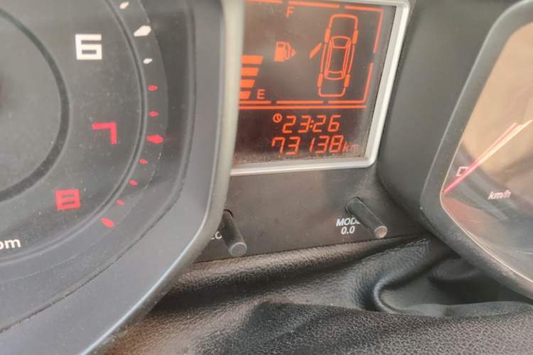 Used Chery Fengyun 2 2016 1.5L Manual Value Edition Odometer Close Up