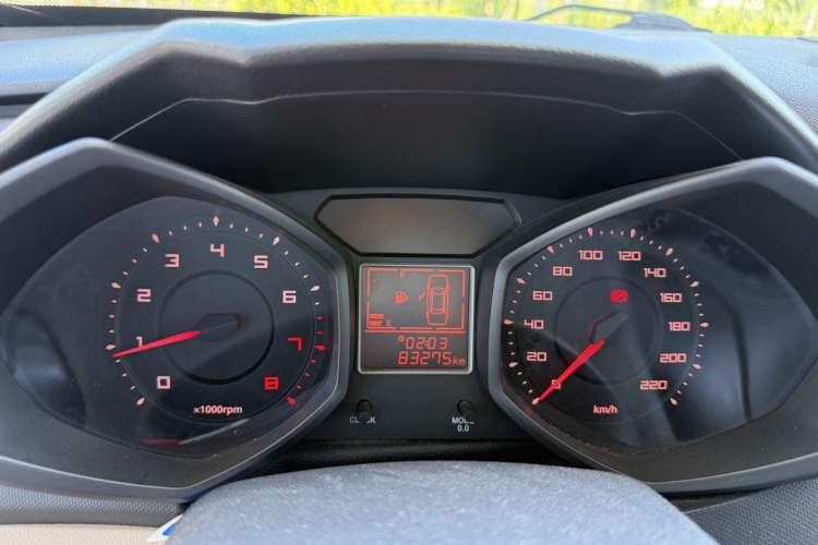 Used Chery Fengyun 2 2016 1.5L Manual Value Edition Odometer Close Up