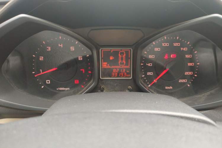 Used Chery Fengyun 2 2016 1.5L Manual Value Edition Odometer Close Up