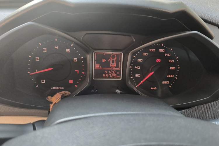 Used Chery Fengyun 2 2016 1.5L Manual Value Edition Odometer Close Up