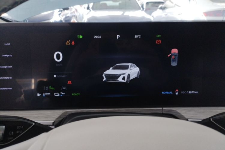 Used Chery Fengyun A8 2024 127 Yufeng Edition Odometer Close Up