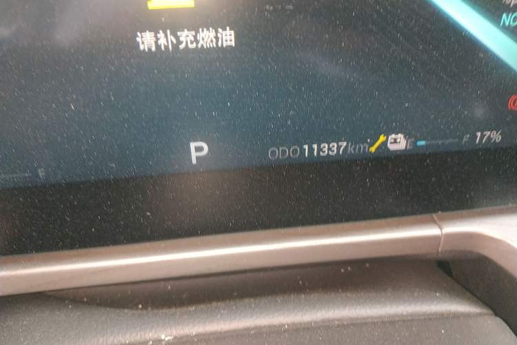 Used Chery Fengyun A8 2024 127 Long-Distance Edition Standard Version Odometer Close Up
