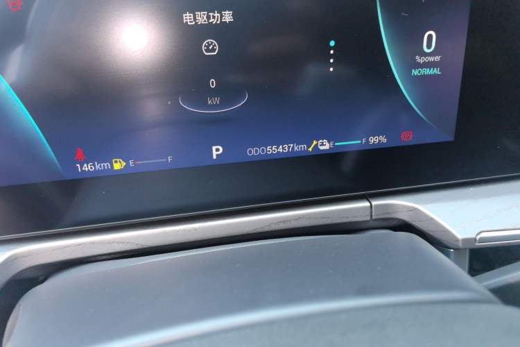 Used Chery Fengyun A8 2024 127 ZHU FENG Version Odometer Close Up