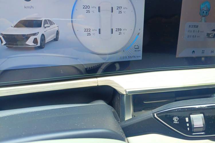Used Chery Fengyun A8 2024 127 Chasing the Wind Edition Odometer Close Up