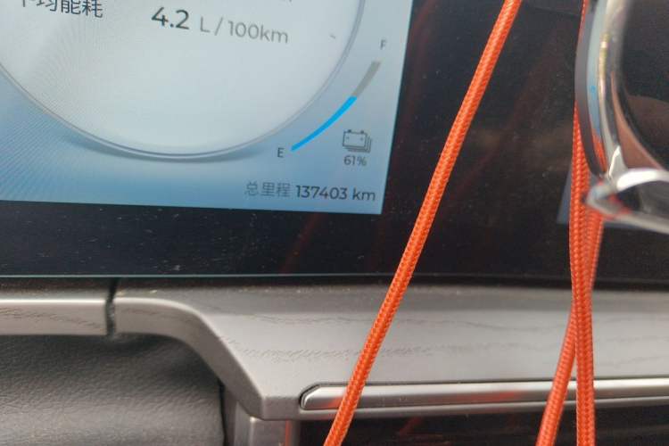 Used Chery Fengyun A8 2024 127 Long-Range Version Comfort Edition Odometer Close Up