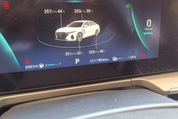 Used Chery Fengyun A8 2024 127 Long-Distance Edition Standard Version Odometer Close Up