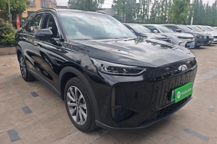 Used Chery Fengyun T9 2024 120 Long-Range Comfort Version 7-Seater Lithium-Ion Battery Front Right 45 Deg