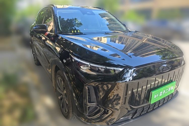 Used Chery Fengyun T9 2024 120 Long-Range Comfort Version 7-Seater Lithium-Ion Battery Front Right 45 Deg