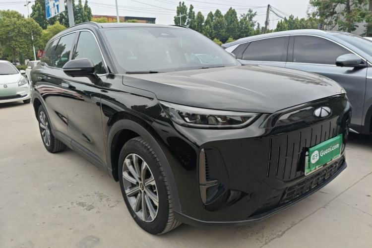 Used Chery Fengyun T9 2024 120 Long-Range Comfort Version 7-Seater Lithium-Ion Battery Front Right 45 Deg
